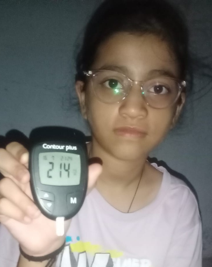 Checking in on her health, with our volunteers just a step behind