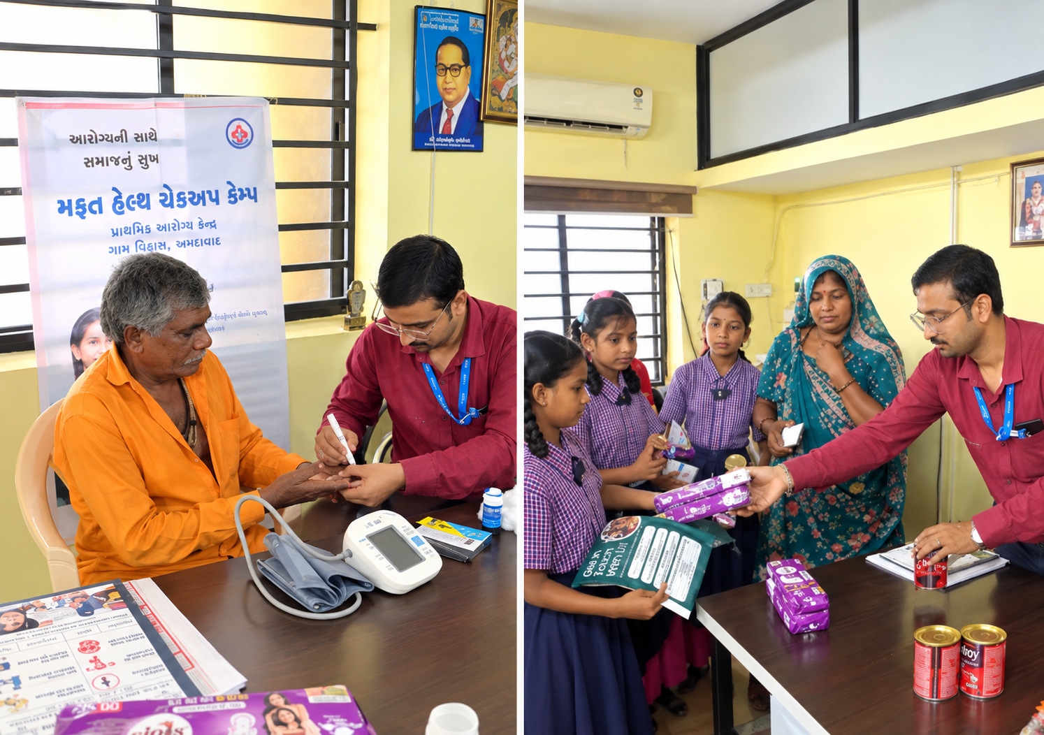 Free Health Checkup Camp at Changodar Panchayat
