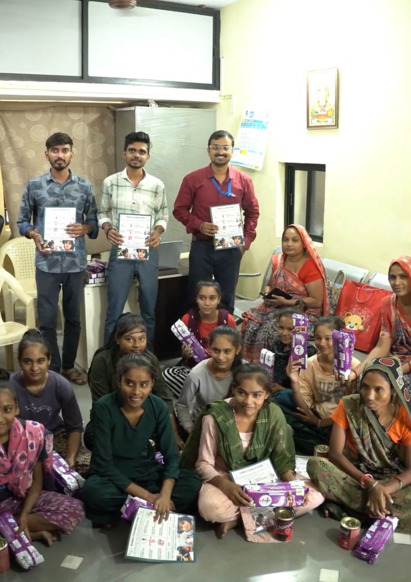 Health camps, hygiene kits and caring faces